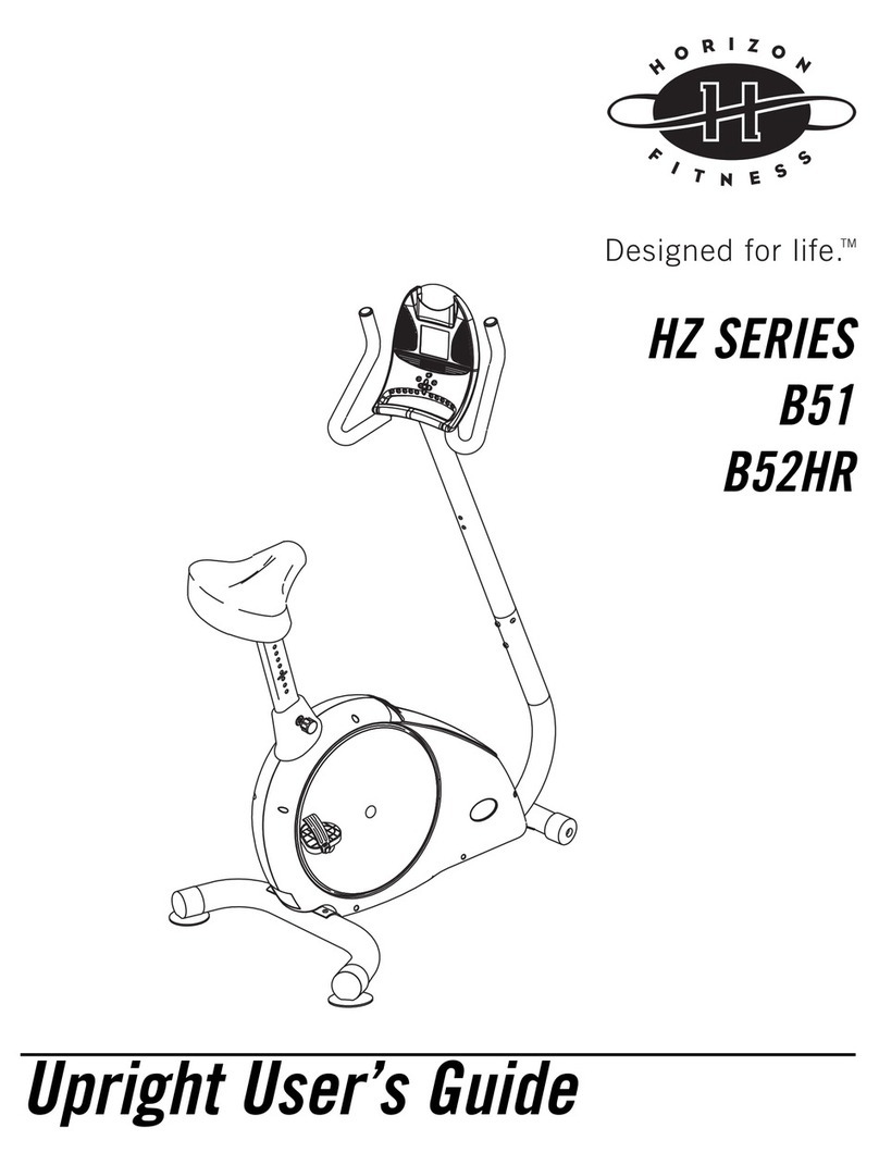 Horizon Fitness HZ SERIES B51 user guide