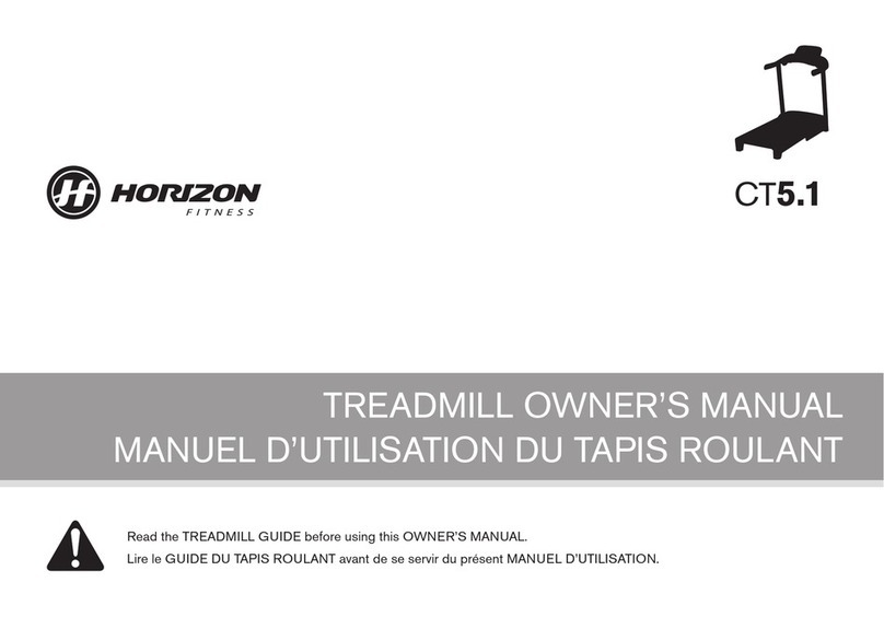 Horizon Fitness CT5.1 owner's manual