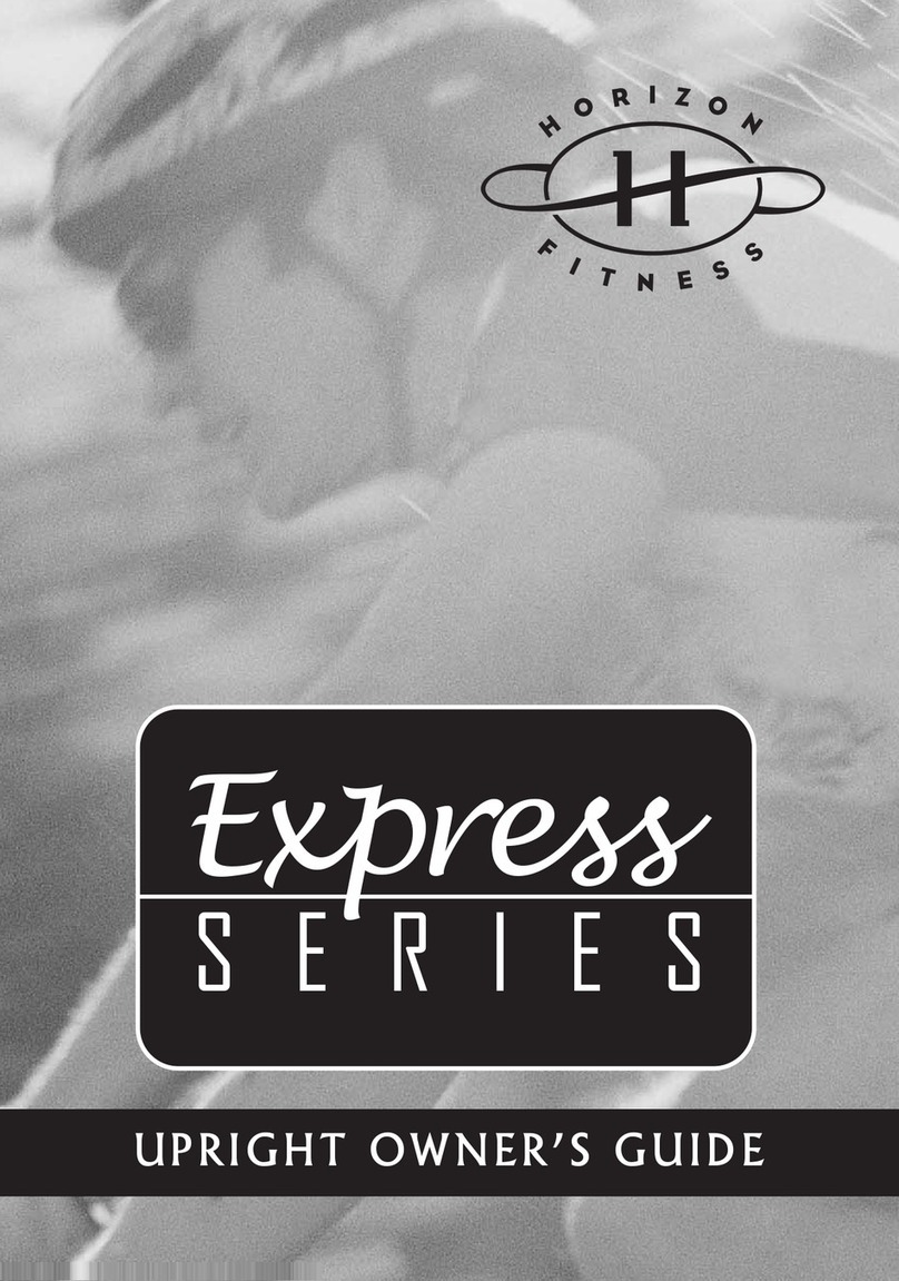 Horizon Fitness Express SERIES owner's guide