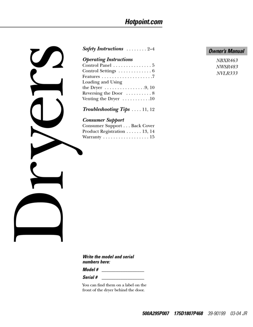 Hotpoint NBXR463 User manual