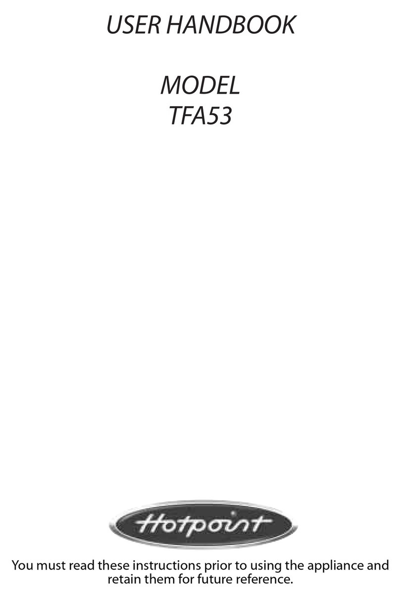 Hotpoint TFA53 User handbook