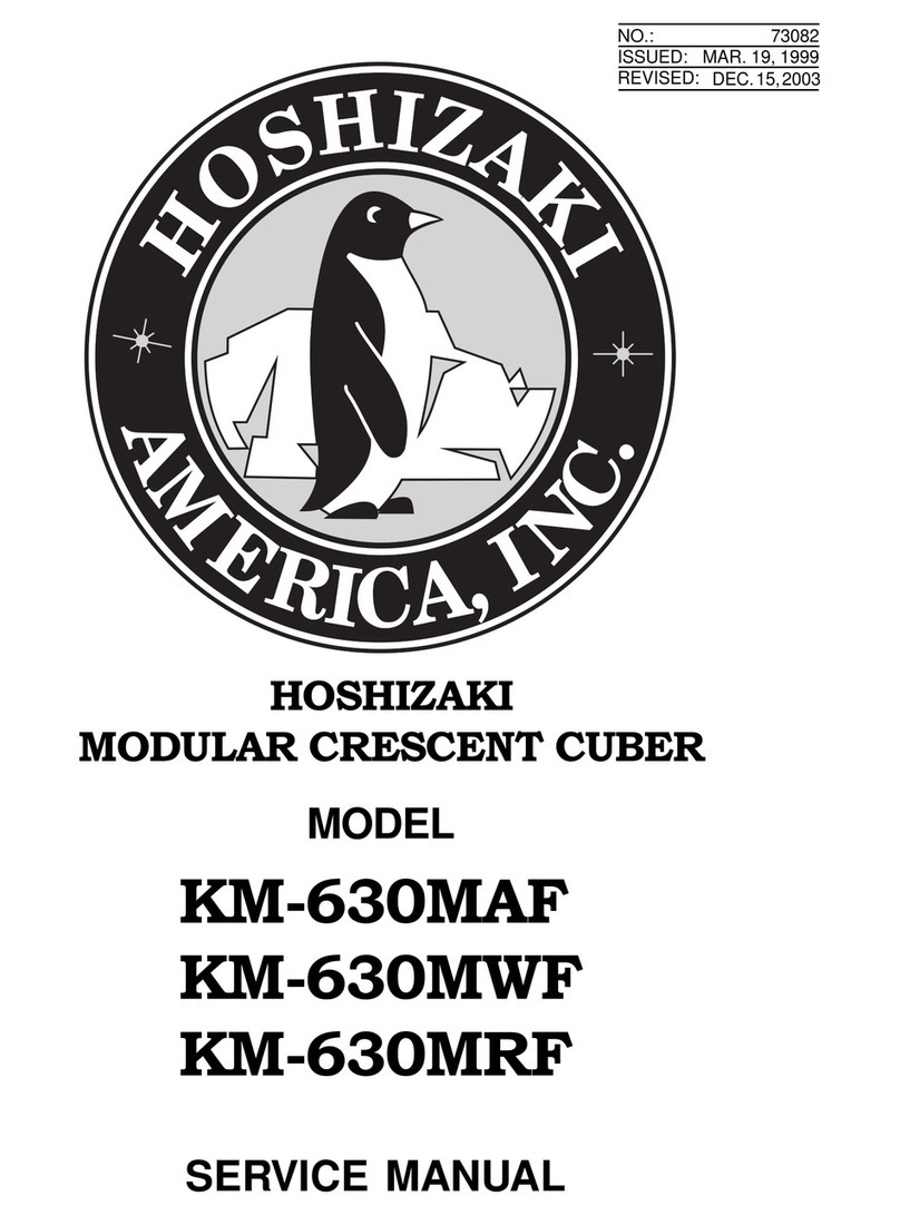 Hoshizaki KM-630MWF Service manual