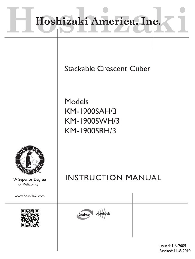 Hoshizaki KM-1900SAH/3 instruction manual