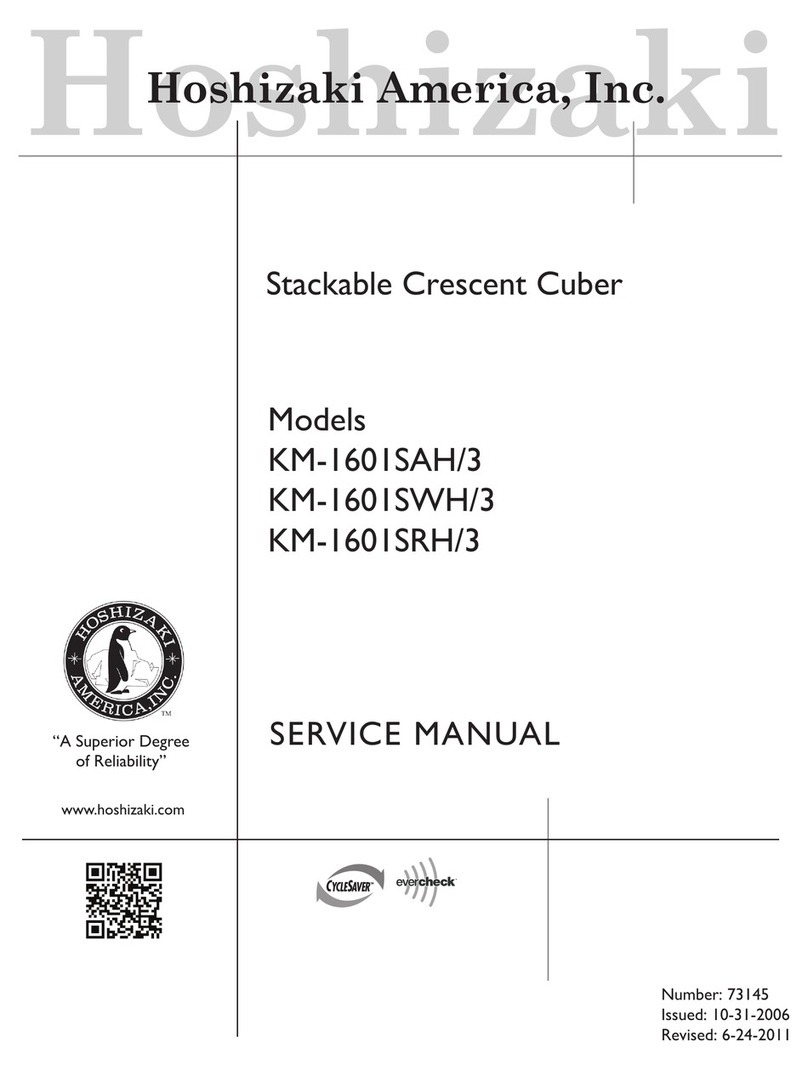 Hoshizaki KM-1601SAH/3 Service manual