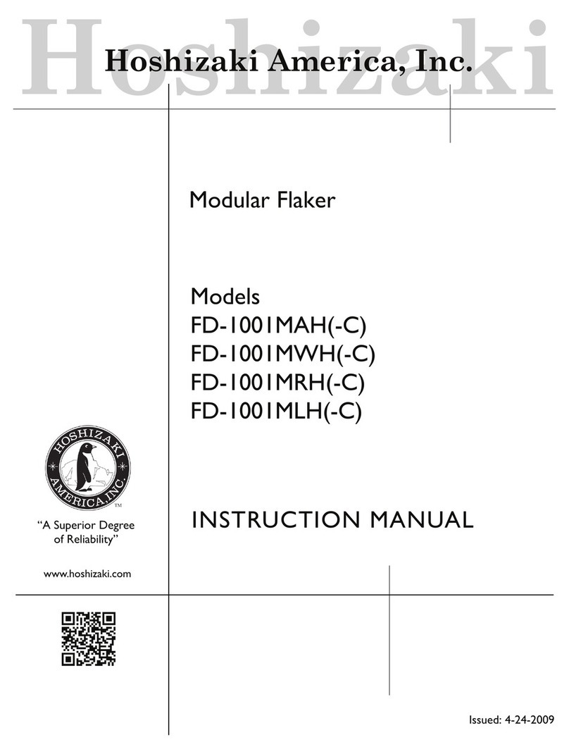Hoshizaki FD-1001MAH(-C) User manual