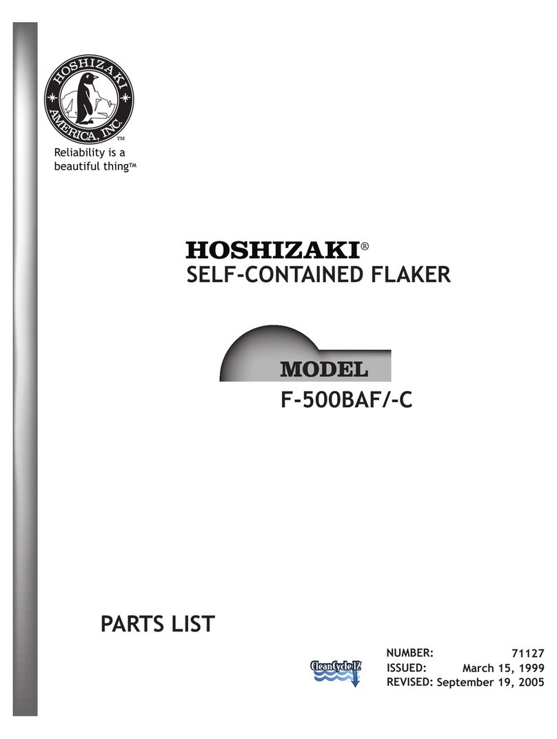 Hoshizaki F-500BAF/-C parts list