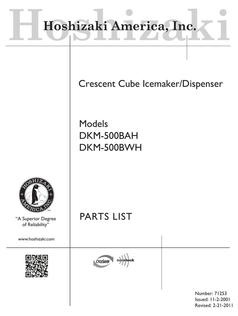 Hoshizaki DKM-500BWH parts list