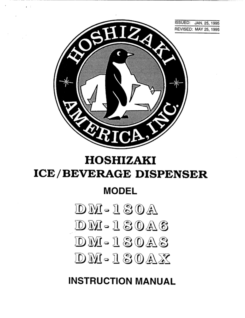 Hoshizaki DM-180A instruction manual