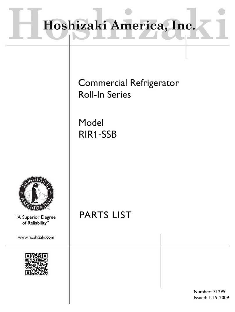 Hoshizaki Temp Guard RIR1-SSB parts list
