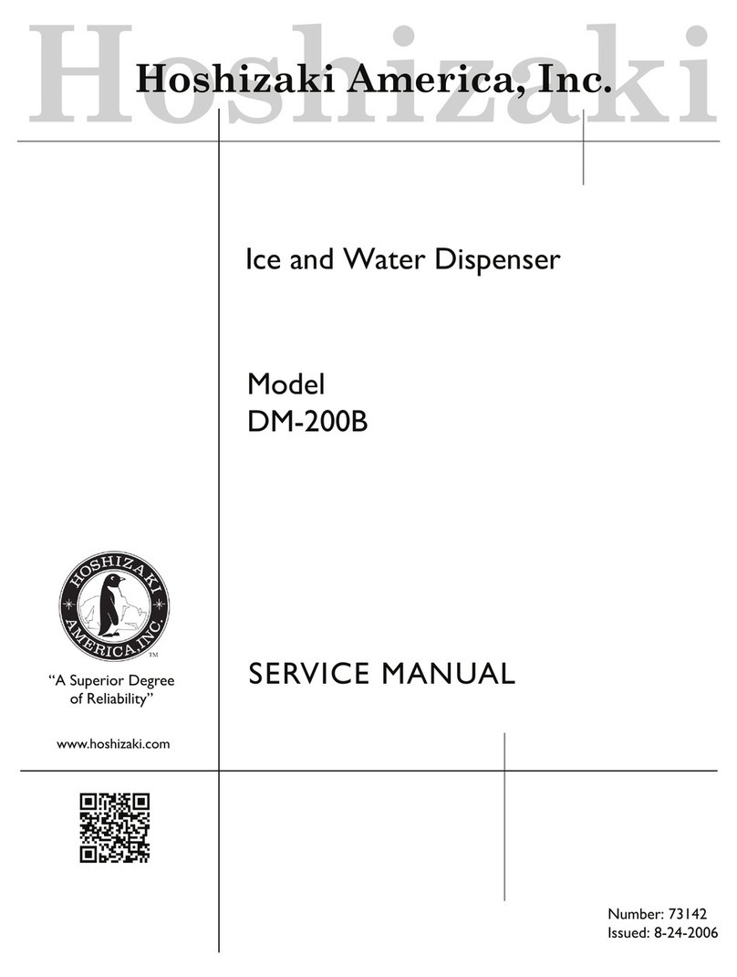 Hoshizaki DM-200B User manual