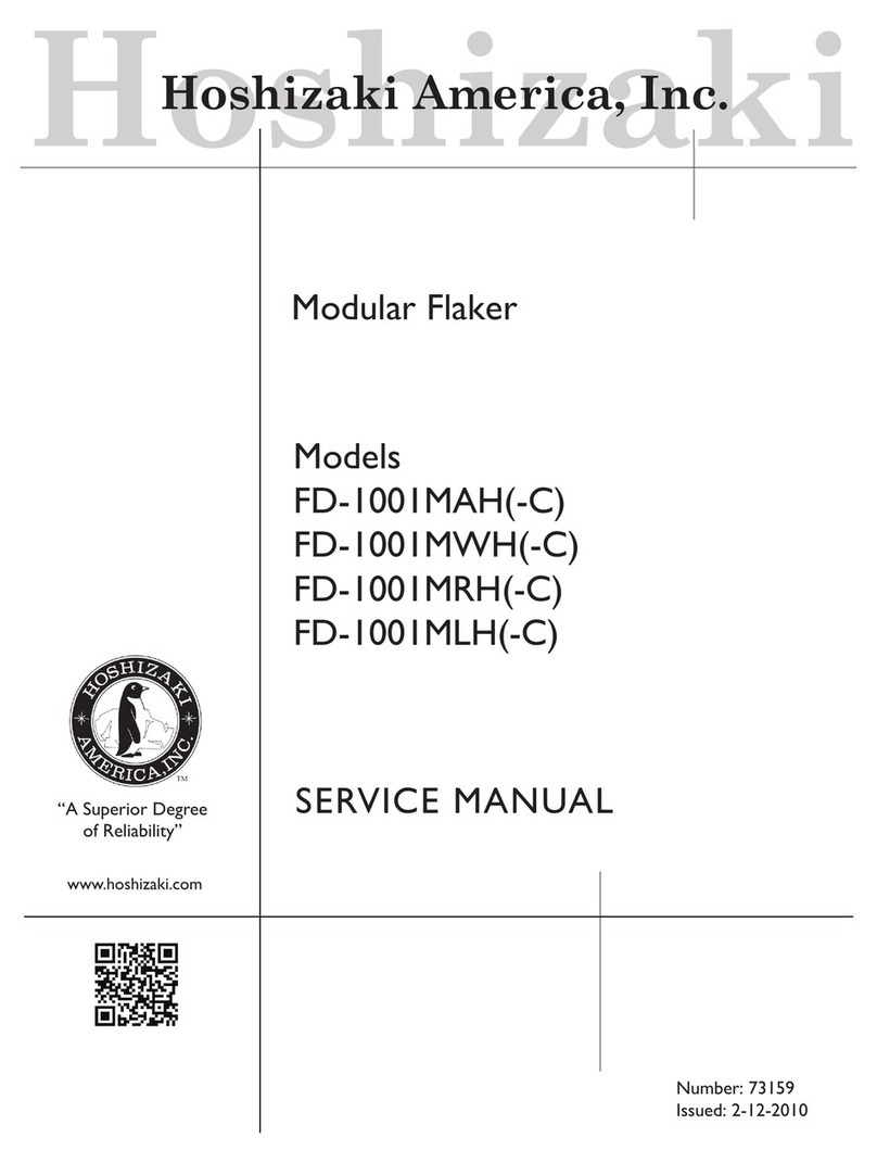 Hoshizaki FD-1001MLH(-C) Service manual