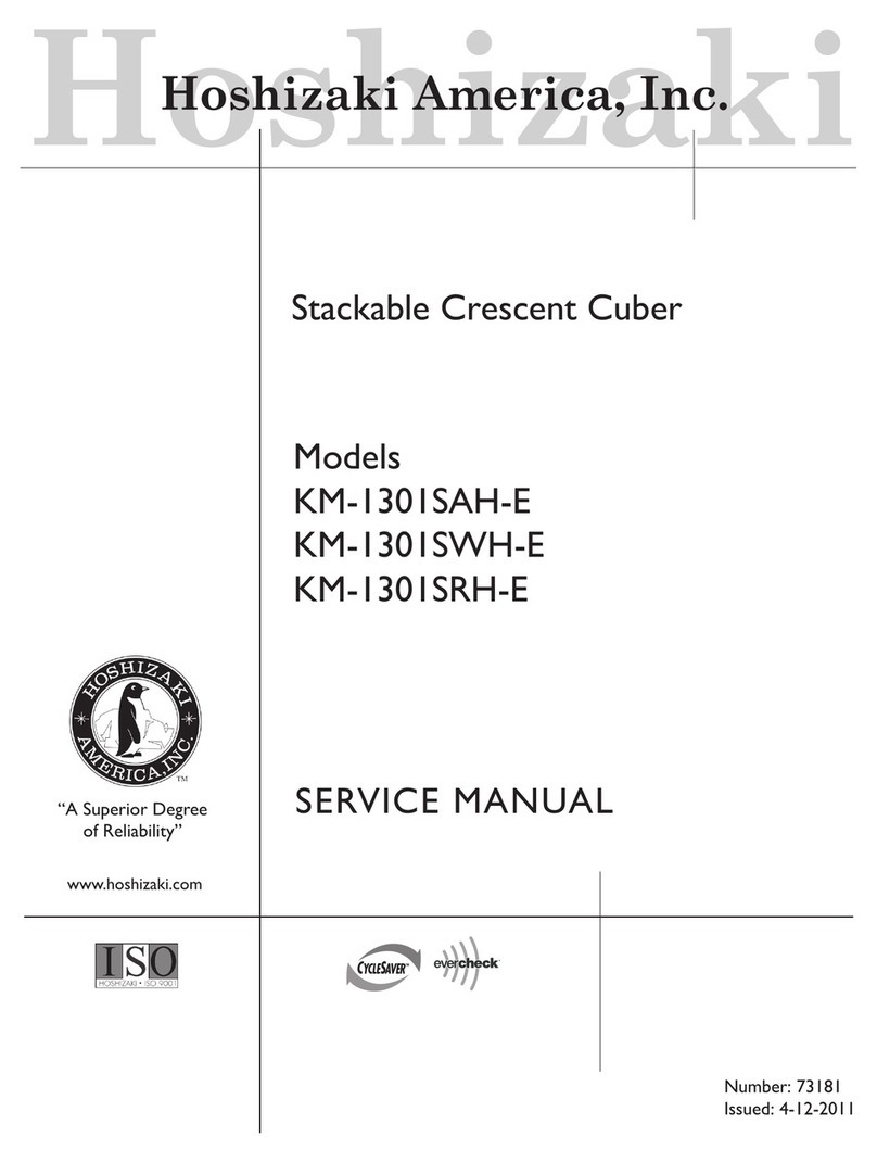 Hoshizaki KM-1301SAH-E Service manual