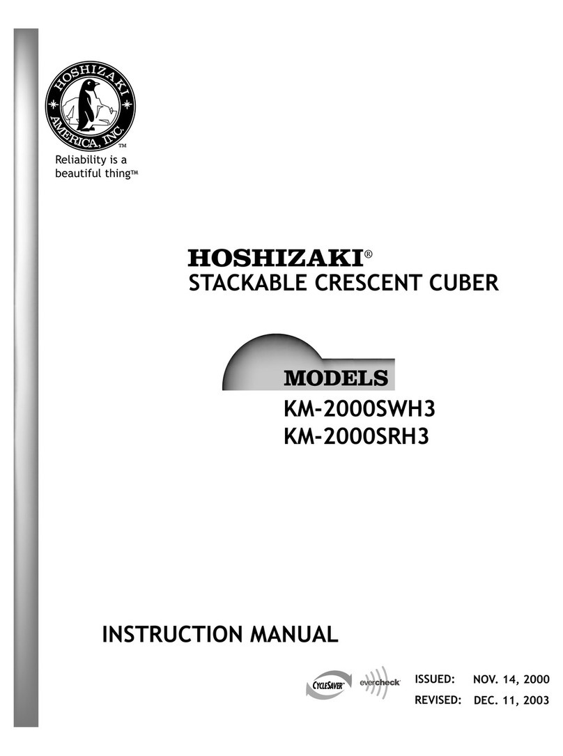 Hoshizaki KM-2000SRH3 instruction manual