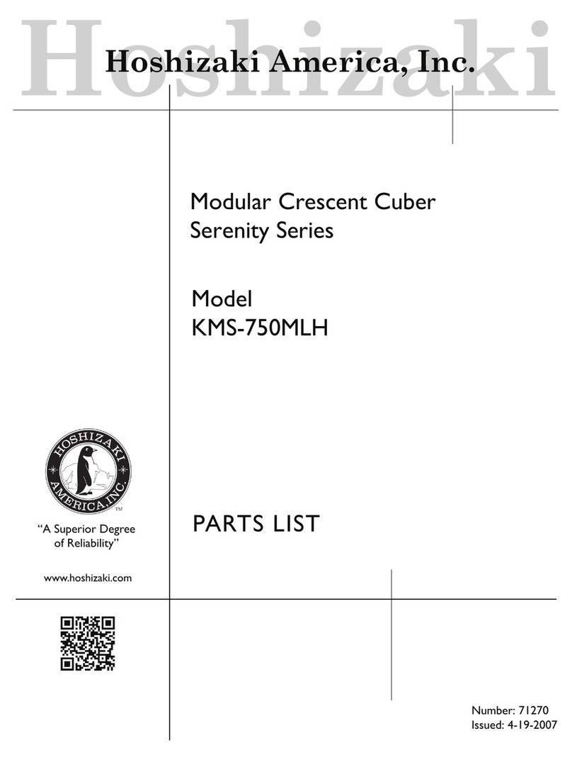 Hoshizaki KMS-750MLH User manual