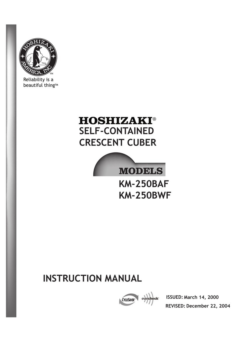 Hoshizaki KM-250BWF instruction manual