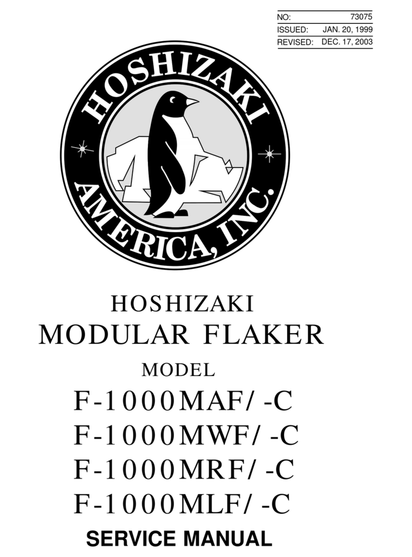 Hoshizaki F-1000MAF-C Service manual