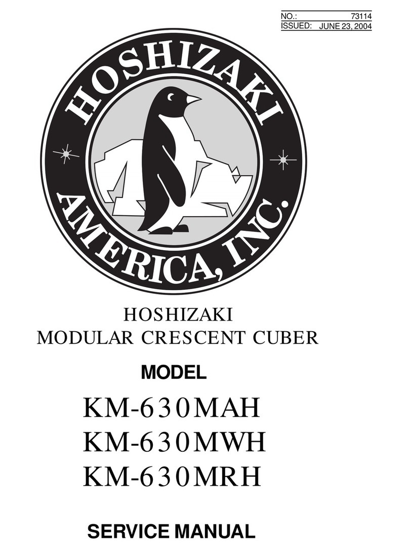 Hoshizaki KM-630MAH User manual