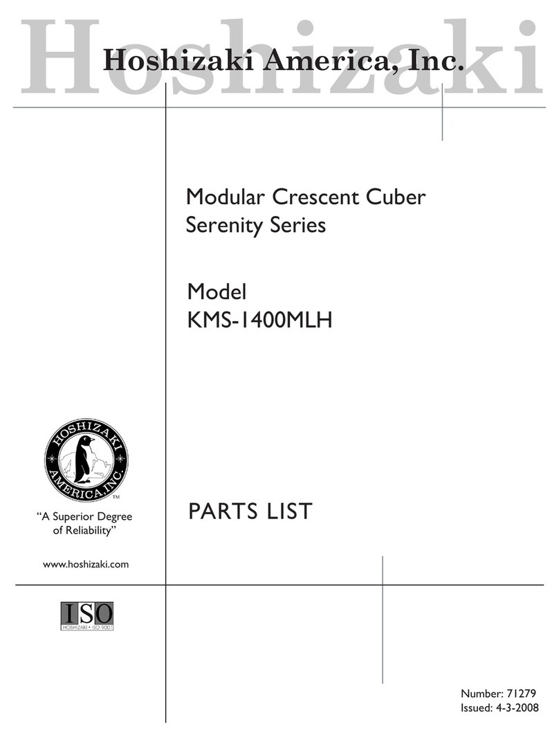 Hoshizaki KMS-1400MLH User manual
