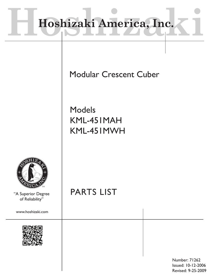 Hoshizaki KML-451MWH User manual
