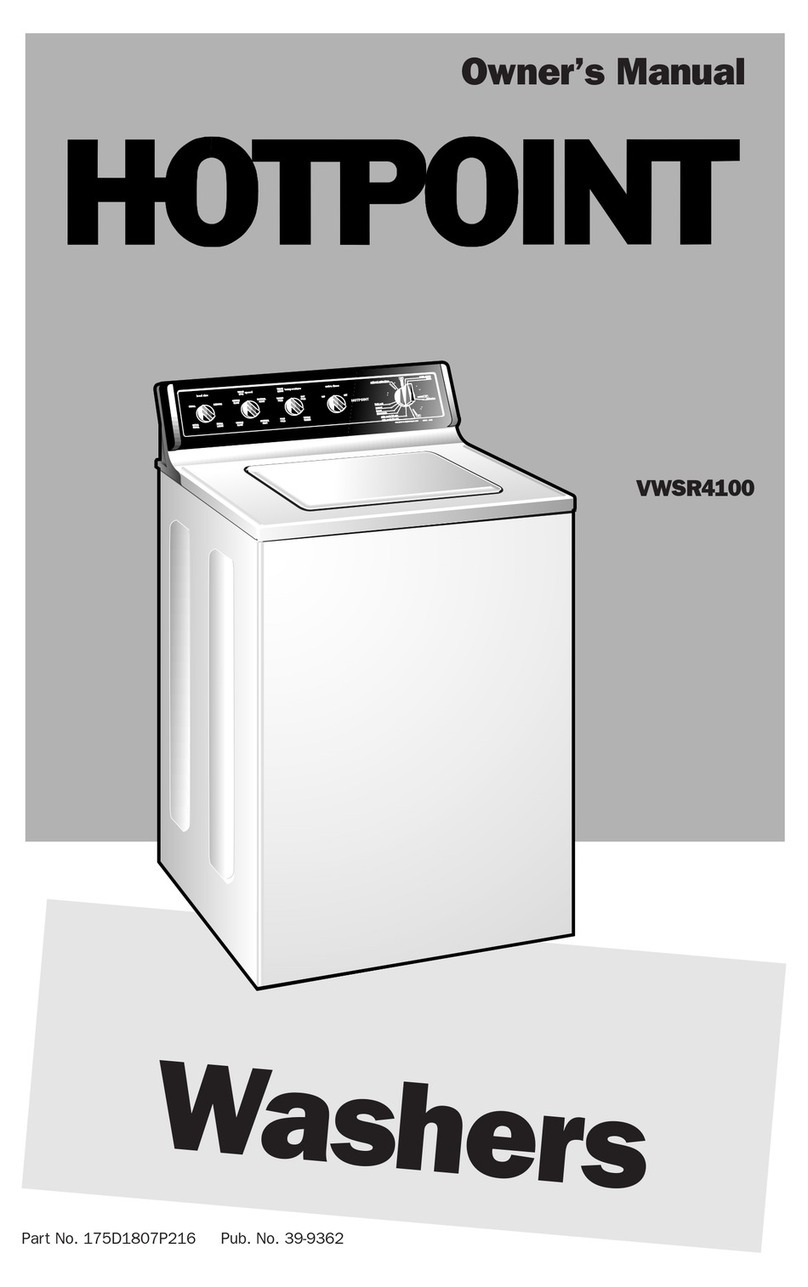 Hotpoint VWSR4100 User manual