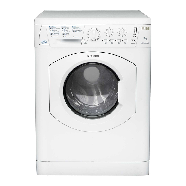 Hotpoint Aquarius WF250 Instructions for installation and use