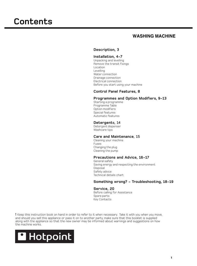 Hotpoint ultima digit wt640 User manual