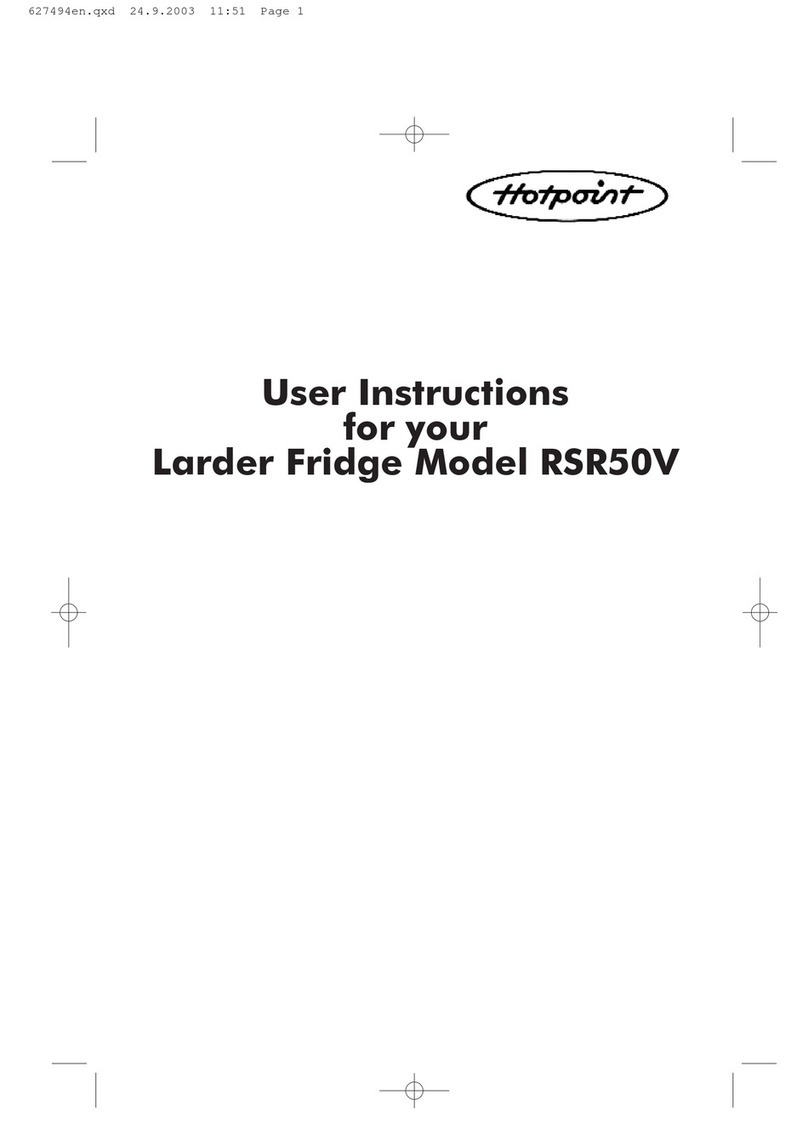 Hotpoint RSR50V User manual