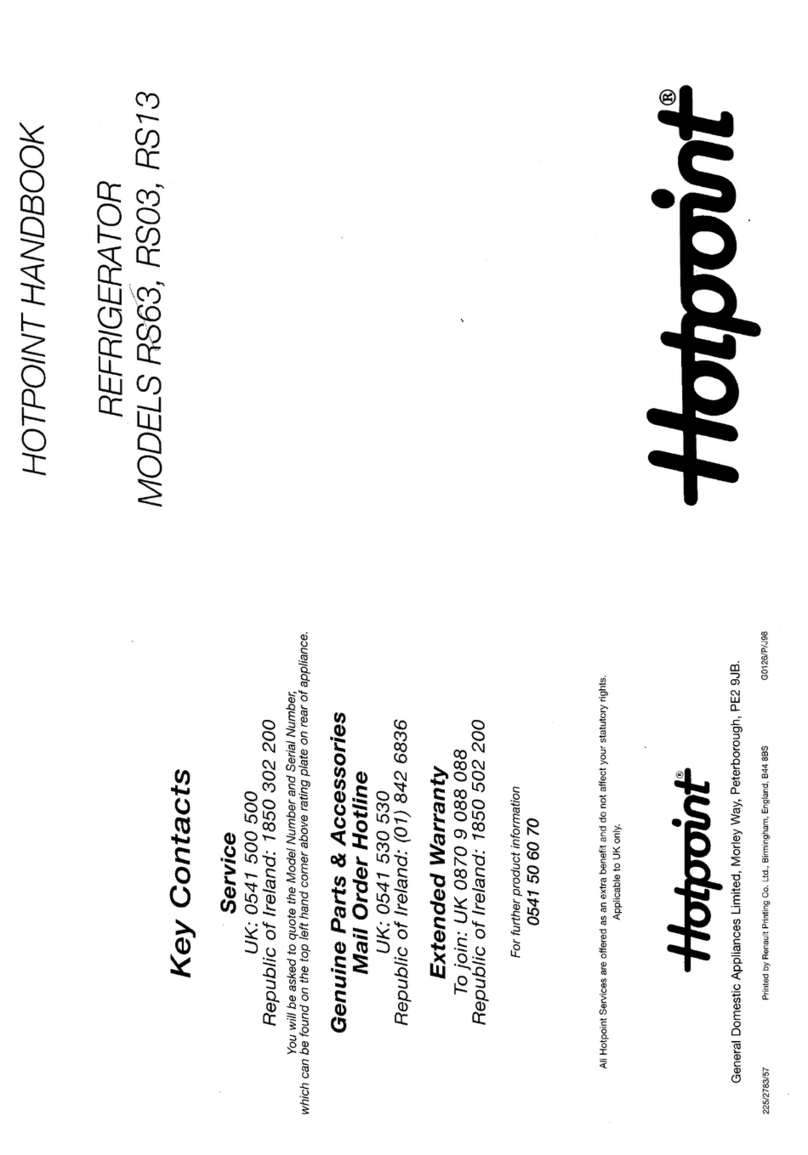 Hotpoint RS13 Handbook