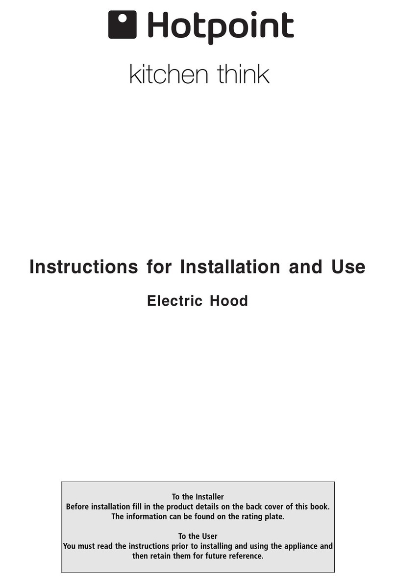 Hotpoint LI2JBA Instructions for installation and use Hotpoint LI2JBA Instructions for installation and use