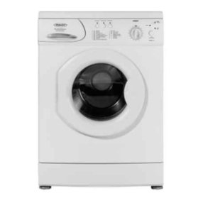 Hotpoint FIRST EDITION FIRST EDITION WMA10 Installation and user instructions