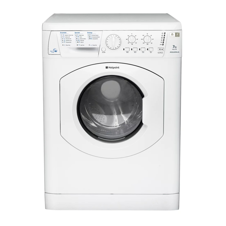 Hotpoint WDL540 P/G/A/K User manual