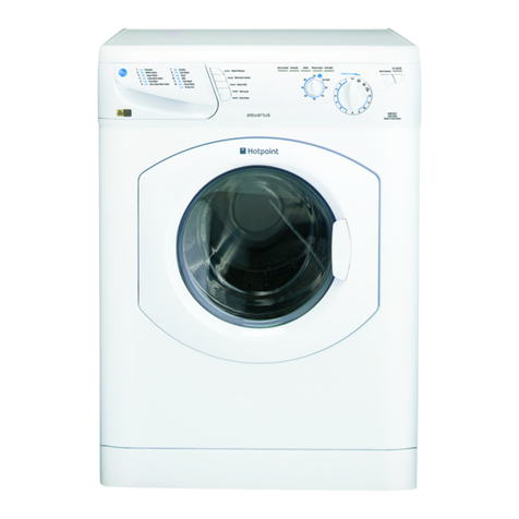 Hotpoint Aquarius WF101 Instructions for installation and use