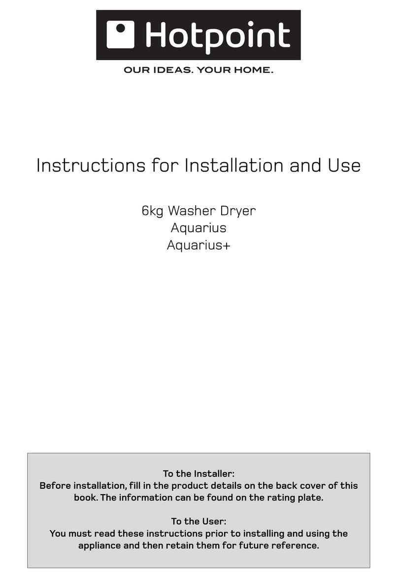 Hotpoint WD440 User manual
