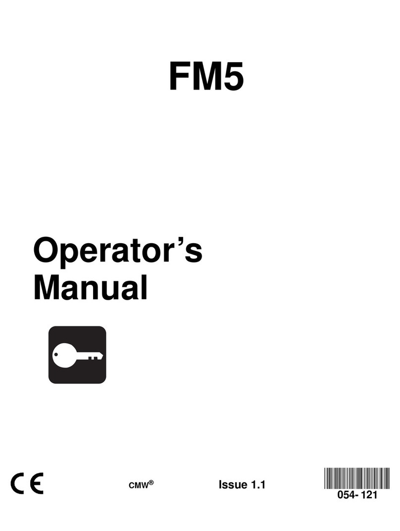 CMW FM5 Operator's manual
