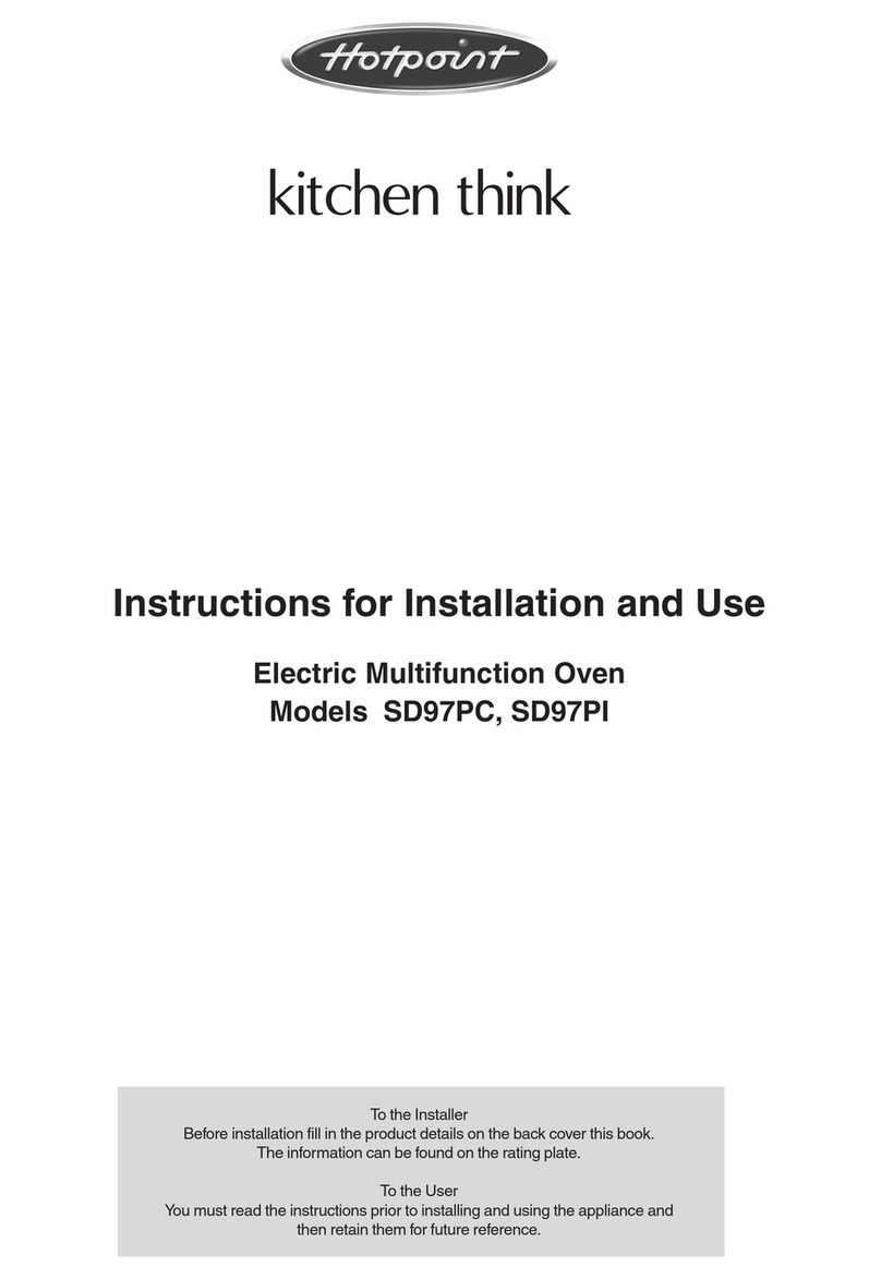 Hotpoint SD97PC User manual