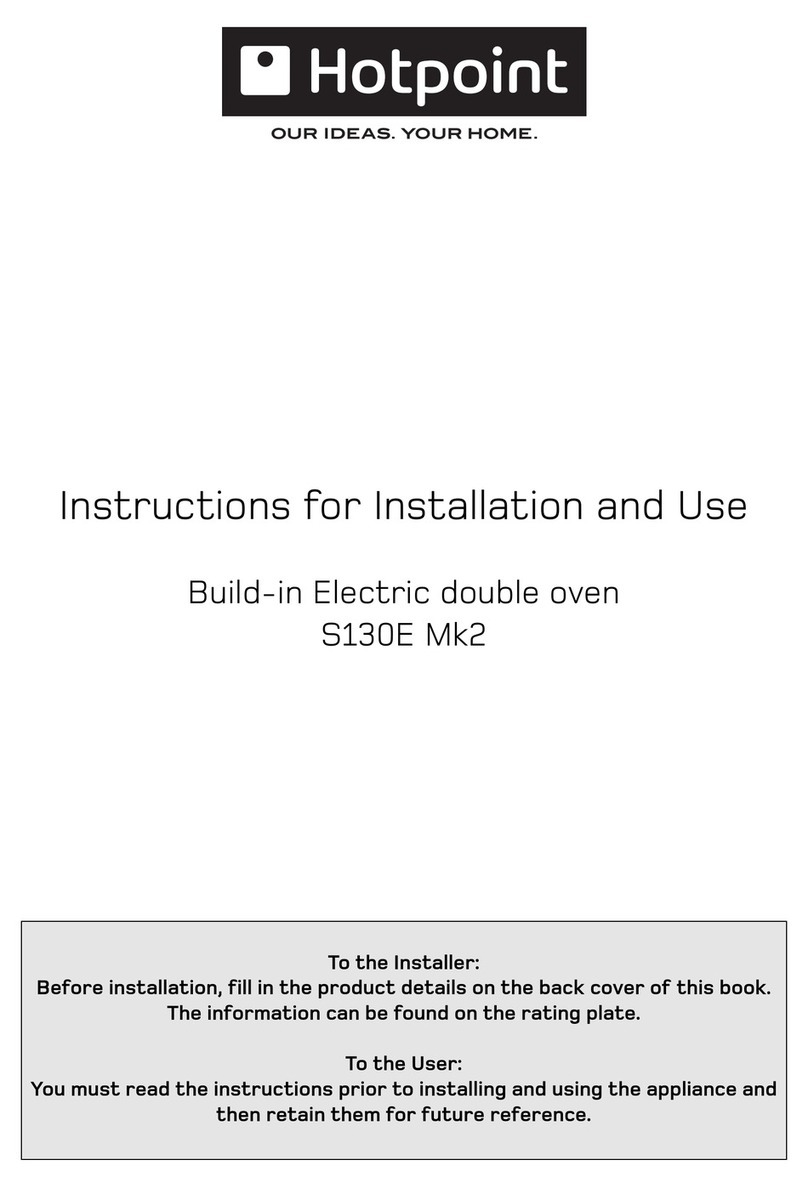 Hotpoint S130E Mk2 Instructions for installation and use