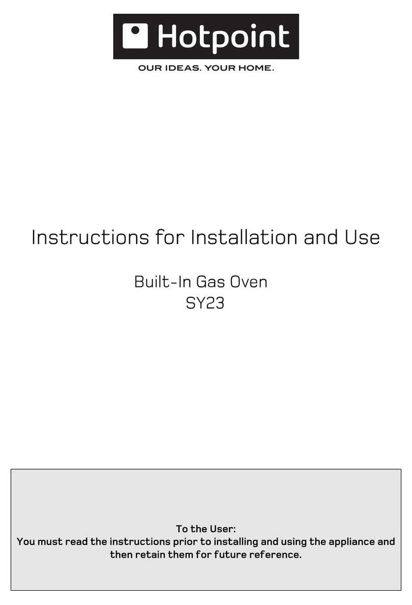 Hotpoint SY23 User manual