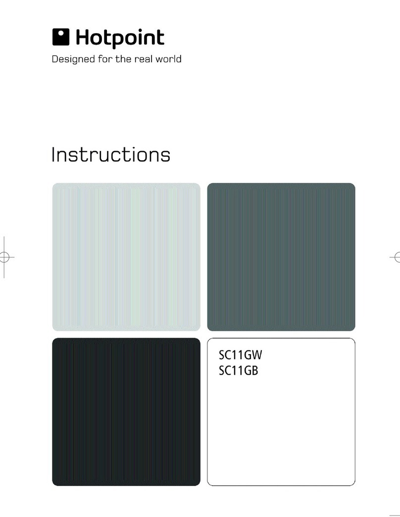 Hotpoint Oven User manual