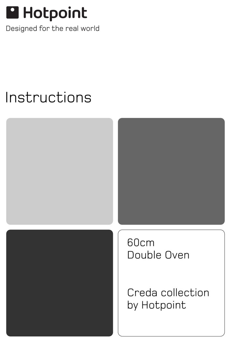 Hotpoint DOUBLE OVEN User manual
