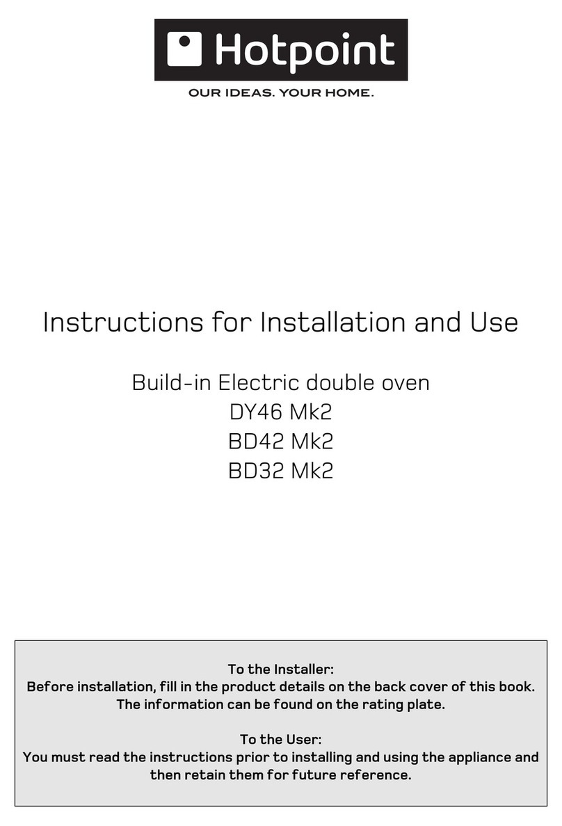 Hotpoint BD32 Mk2 User manual