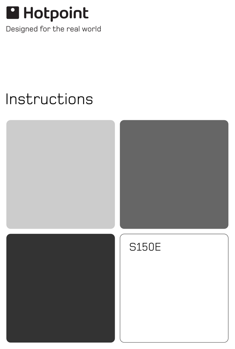 Hotpoint S150E instructions