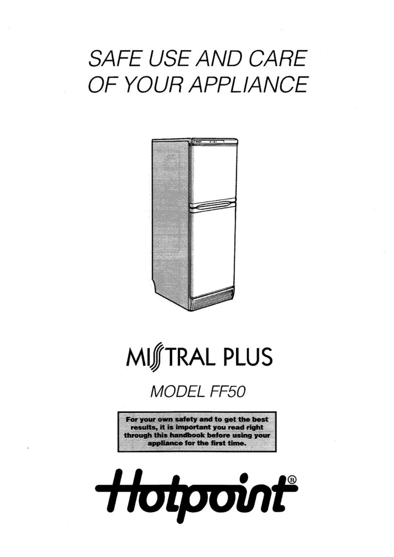Hotpoint FF50 User manual