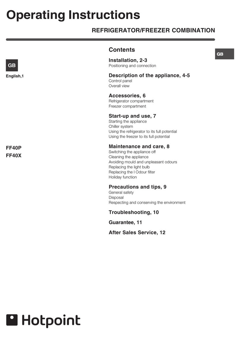 Hotpoint FF40P User manual