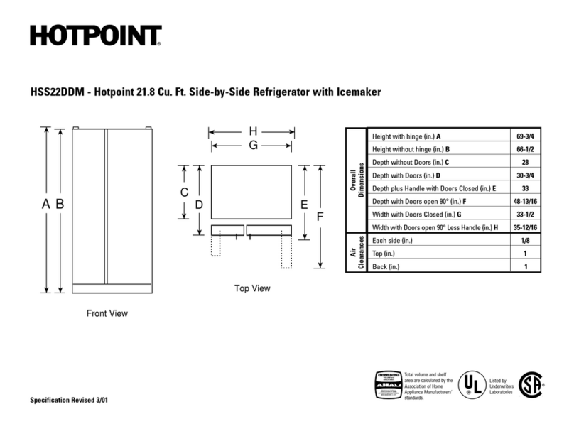 Hotpoint HSS22DDM User manual