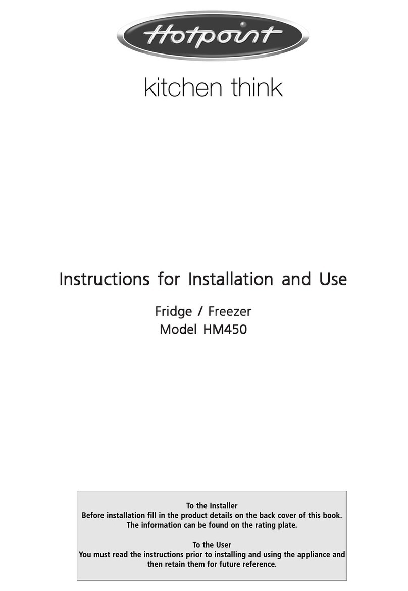 Hotpoint HM450 User manual