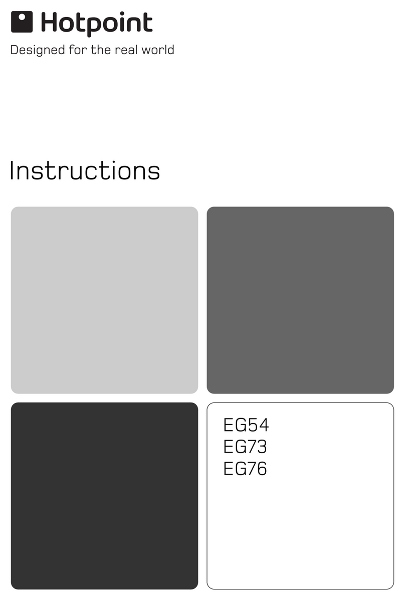 Hotpoint EG54 instructions