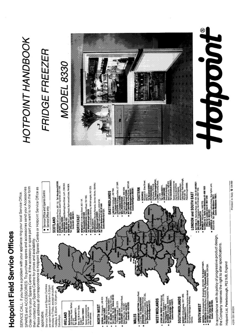 Hotpoint 8330 Handbook