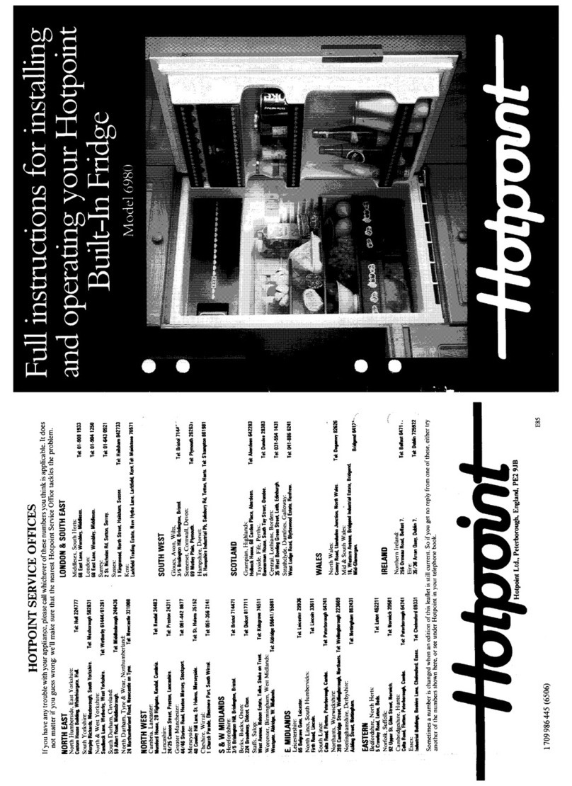 Hotpoint 6980 Instruction Manual