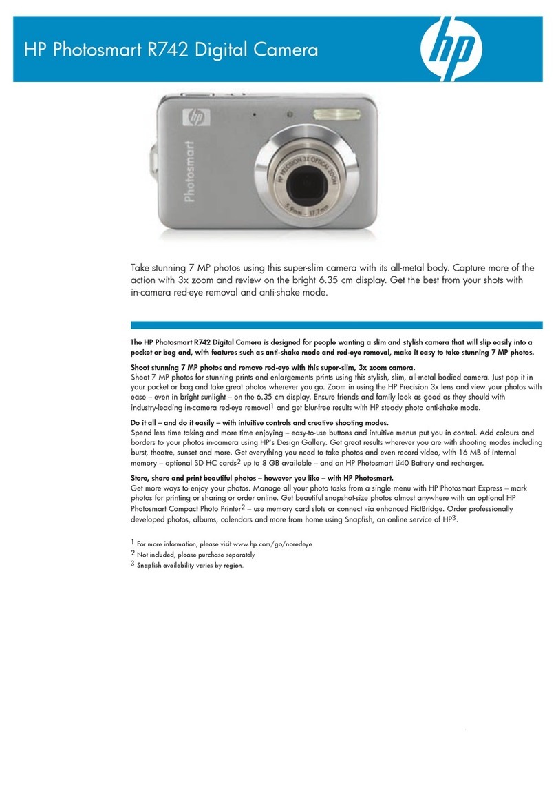 HP PhotoSmart R742 User manual