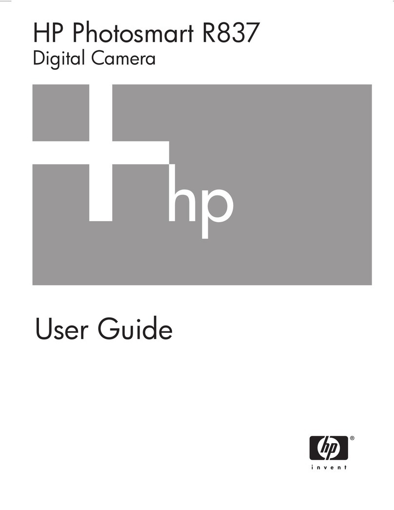 HP R837 - Photosmart 7MP Digital Camera User manual